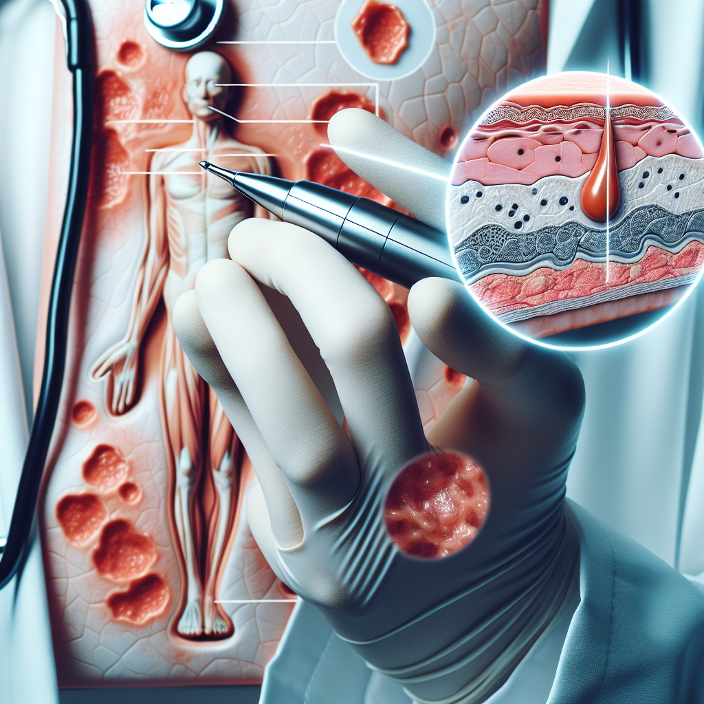 Close-up of thoracic spine lesions highlighting symptoms and causes for medical attention.